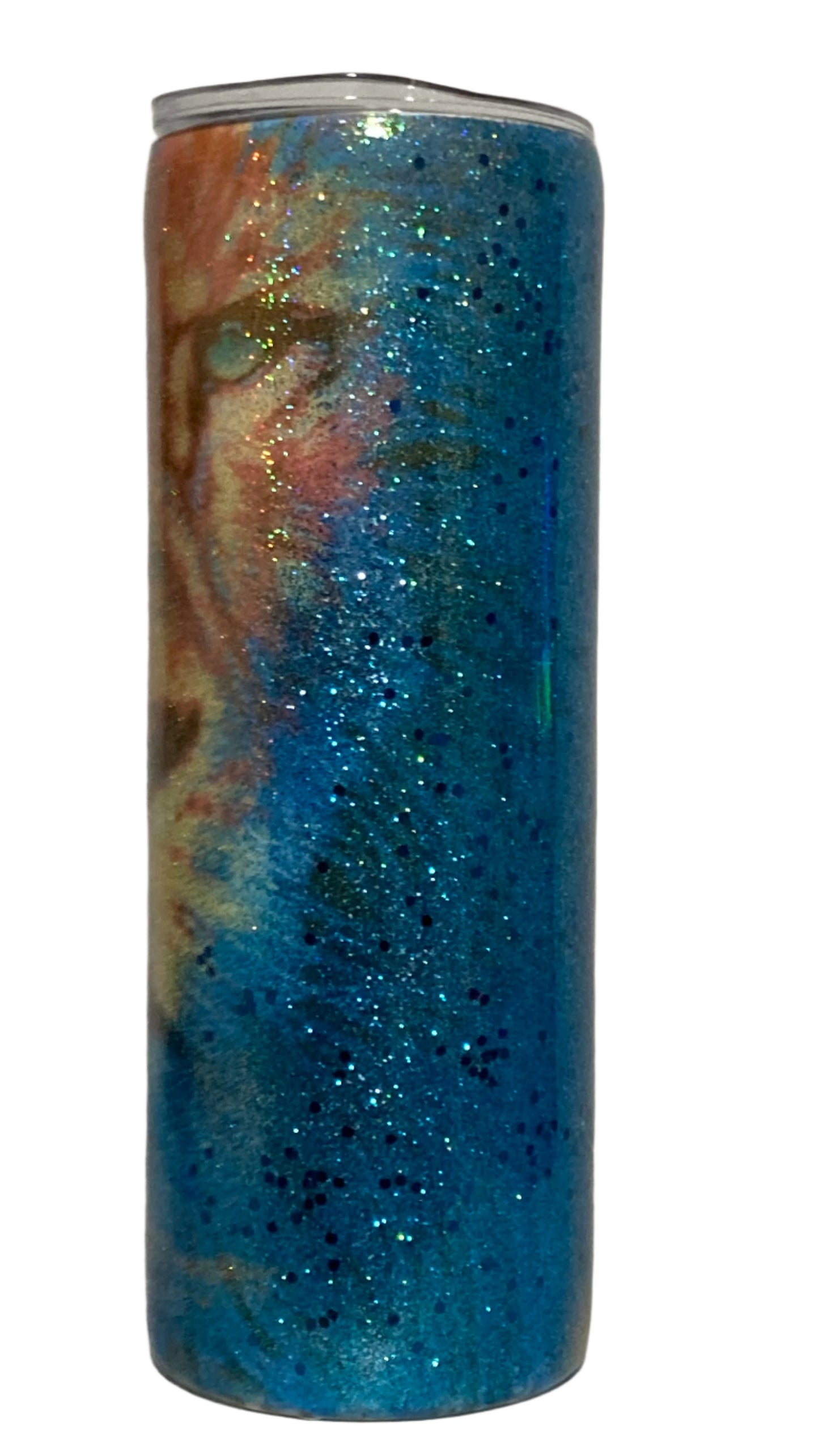 20oz Epoxy/Glitter Tumbler - Leo the Lion